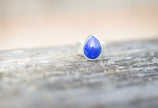 Moon Phase Lapis Lazuli Ring, size 9.25