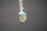 Desert Night Necklace with an Opalized Wood Semi-Precious Stone