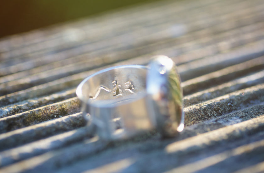 Pines + Mountains, Sonoran Gold Turquoise Ring size 9.25