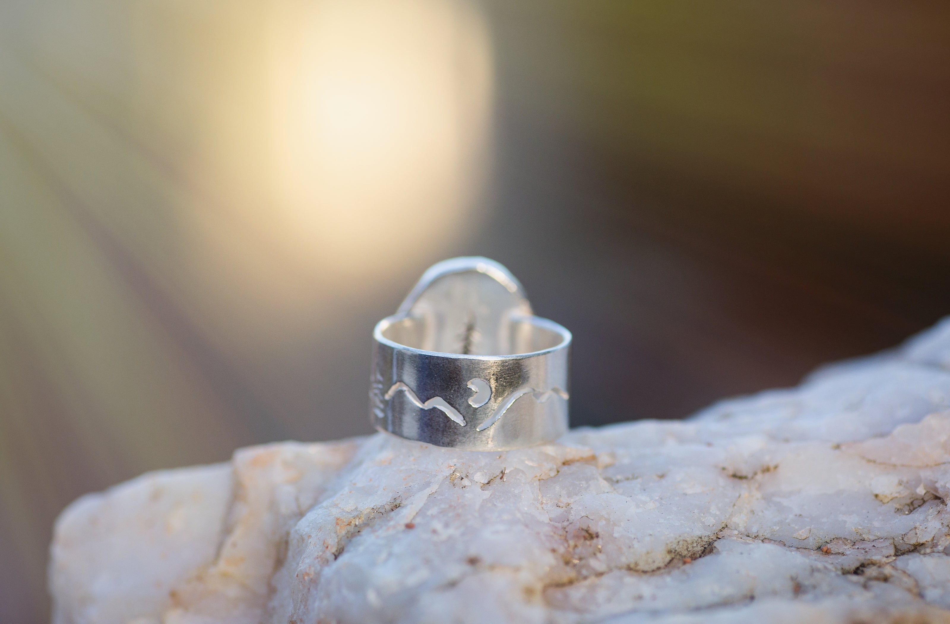 Pines + Mountains, Sonoran Gold Turquoise Ring size 9.25
