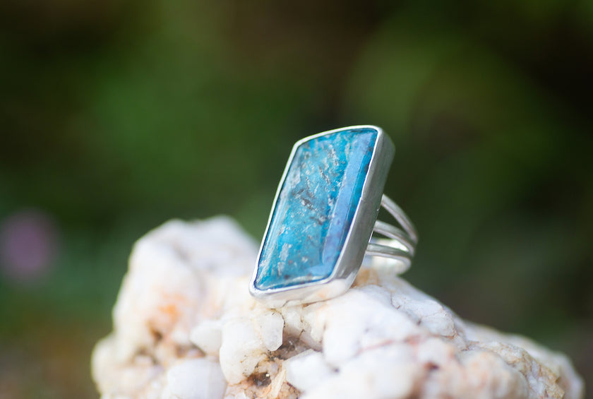 Ithaca Peak Turquoise Ring, Size 7.75