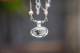 Bristlecone Pine Scenic Agate Beaded Necklace
