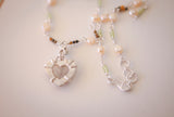 Growing Love Necklace with Dendritic Agate and Peridot