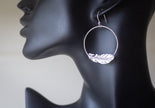Free Bird Sterling Silver Hoop Earrings