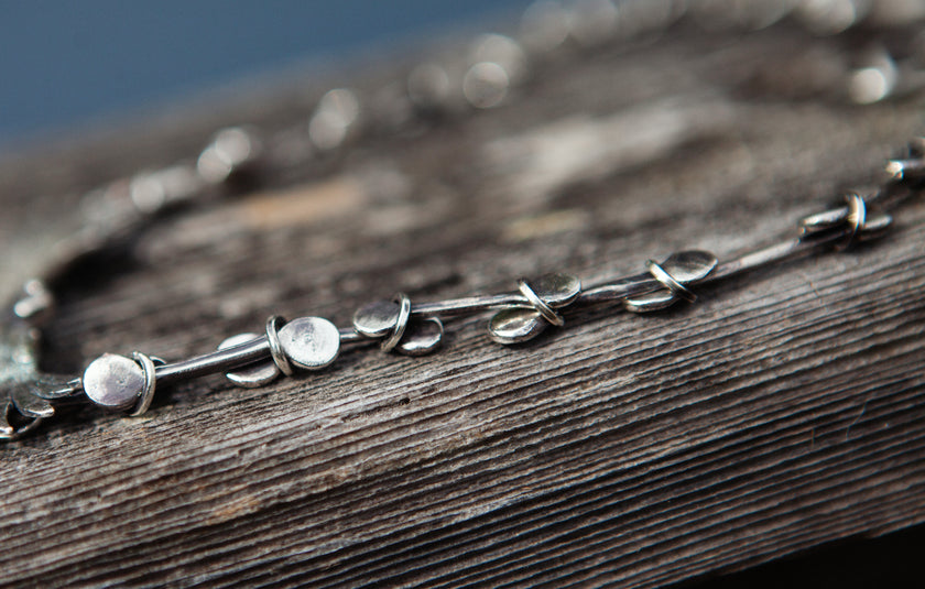 Hawk Choker/Necklace in Sterling Silver