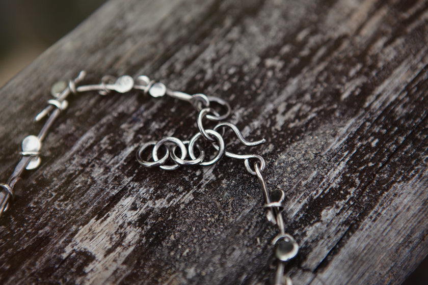Hawk Choker/Necklace in Sterling Silver