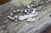 Hawk Choker/Necklace in Sterling Silver