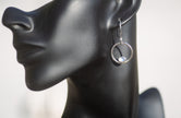 Full Moon Earrings with Moonstone