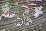 Full Moon Earrings with Moonstone