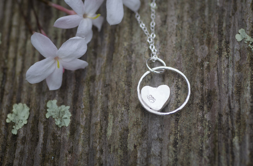 Labradorite Heart Necklace