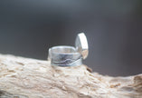 Mountains to the Sea, Sterling and Turquoise Finger Cuff