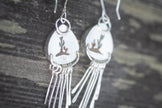 Desert Fringe Earrings with Polychrome Jasper